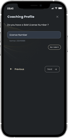 Enter your license number