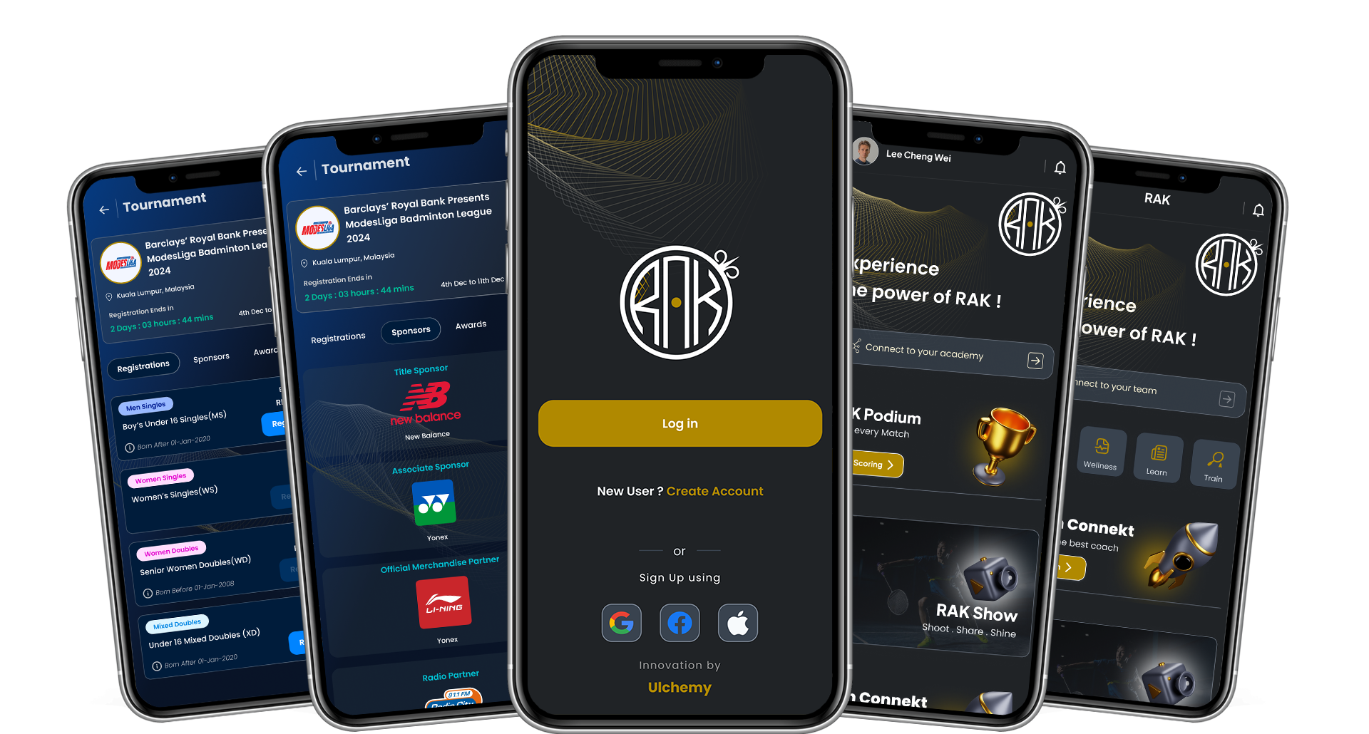 RAK Sports - Badminton App